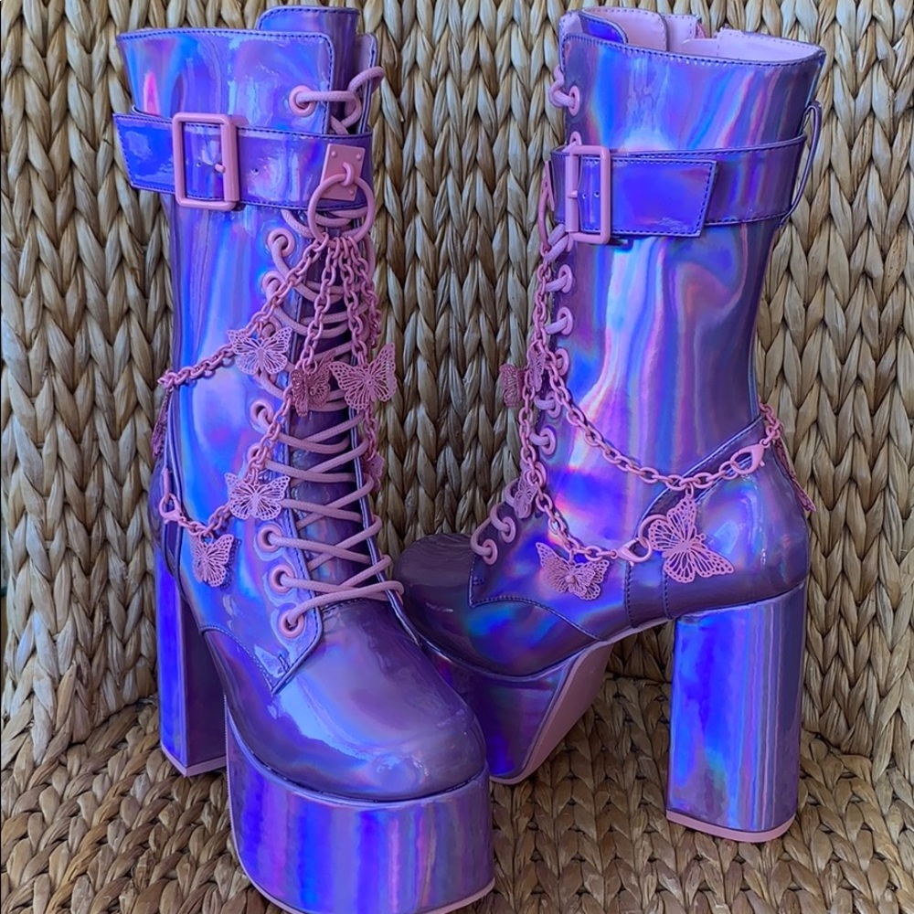 ✨NIB Club Exx Magic Solstice Butterfly 🦋 Boots